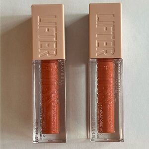 Maybelline New York Lifter Lip Gloss with Hyaluronic Acid - Sand (set Of 2)